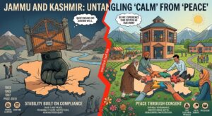 Jammu and Kashmir has had long stretches of calm. It has rarely had a peace that survives the withdrawal of coercion and until policy stops confusing the two, it will keep misdiagnosing the region it is trying to govern