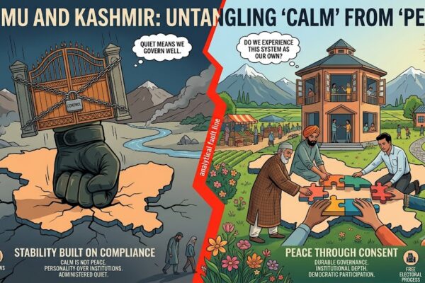 Jammu and Kashmir has had long stretches of calm. It has rarely had a peace that survives the withdrawal of coercion and until policy stops confusing the two, it will keep misdiagnosing the region it is trying to govern